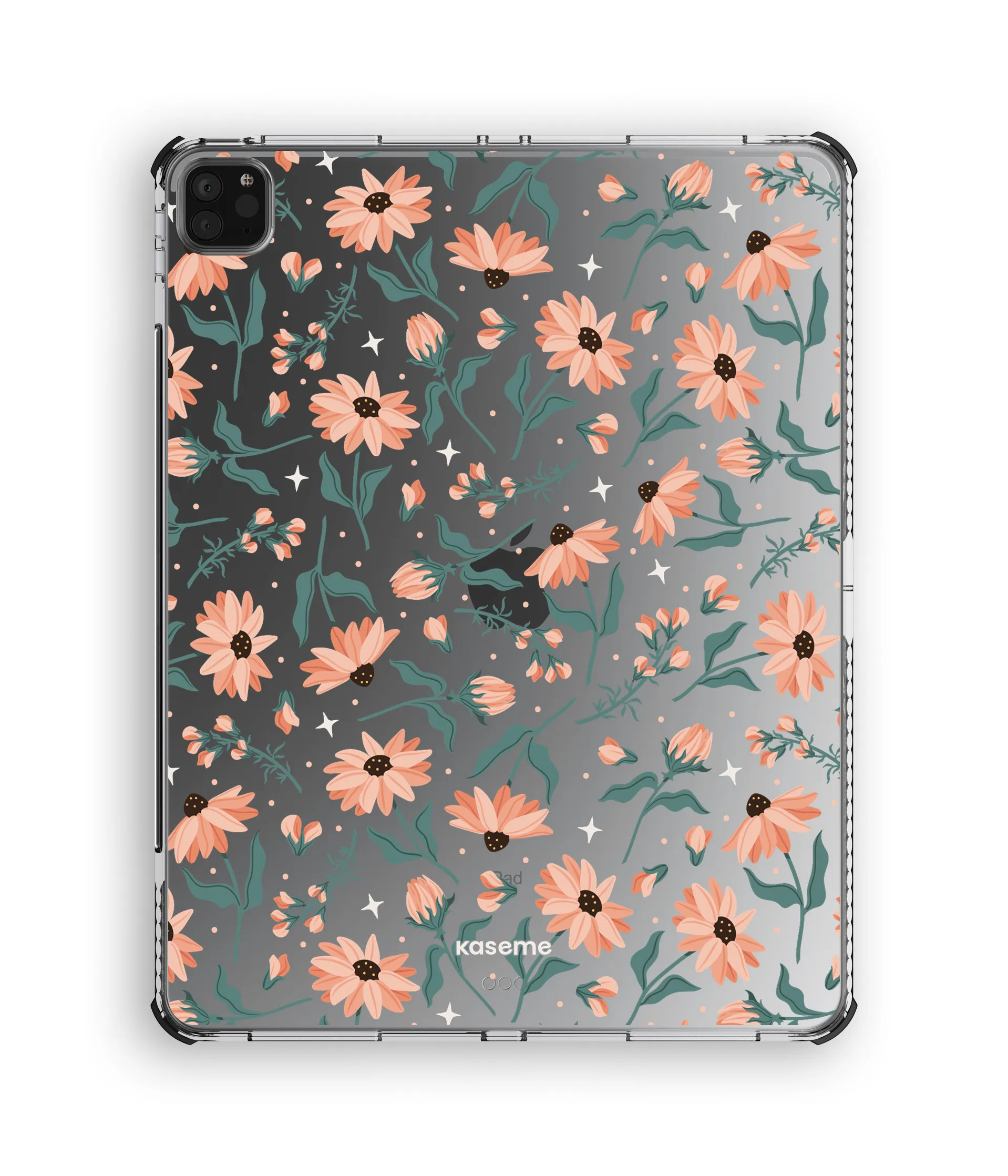 Cosmic Blooms iPad Clear Case Slim Case