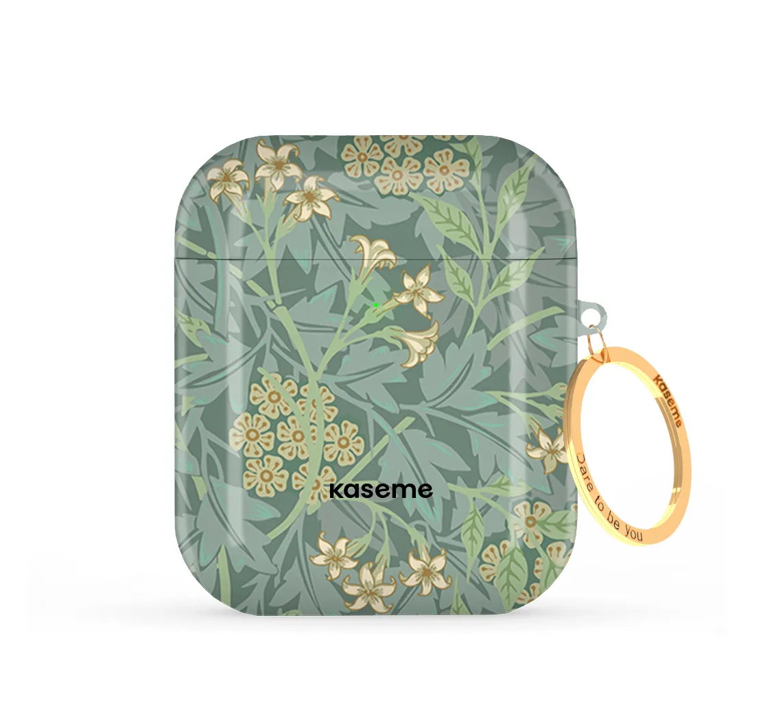 Minimalist Rubber Case custom handmade leather airpods case Weald AirPods Case