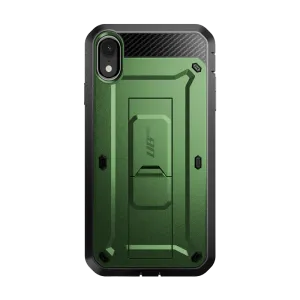 slim fit Protective Frame iPhone XR Unicorn Beetle Pro Full-Body Holster Case-Dark Green
