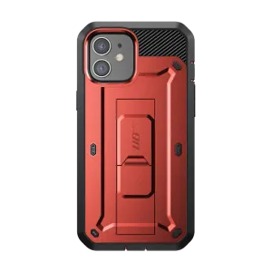 iPhone 12 6.1 inch Unicorn Beetle Pro Rugged Case-Metallic Red Premium Craft