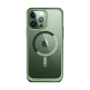 Luxury Appeal Smooth Shield iPhone 13 Pro Max 6.7 inch Unicorn Beetle MAG Slim Clear MagSafe Case-Green