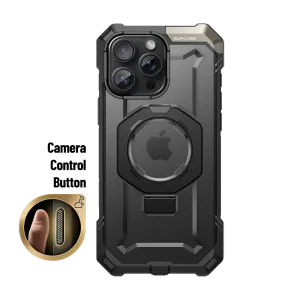 Elegant Comfort iPhone 16 Pro Max 6.9 inch UB Grip MagSafe Camera Control Button Phone Case-Black