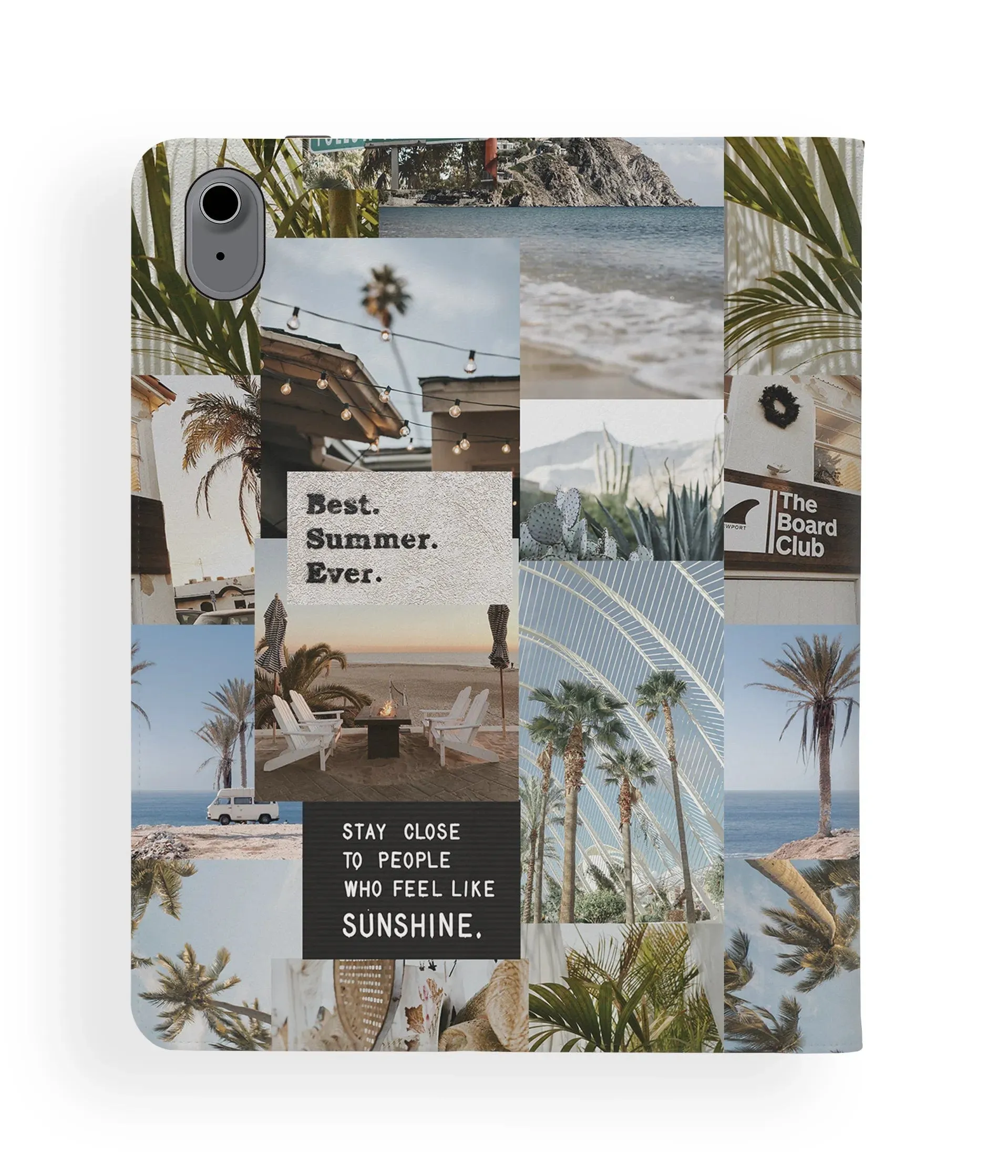 magnetic flap tablet case Heat Waves iPad Folio