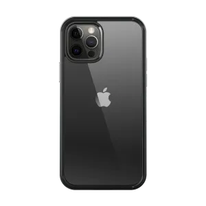 iPhone 13 Pro 6.1 inch Unicorn Beetle Edge Clear Bumper Case-Black Hard Plastic