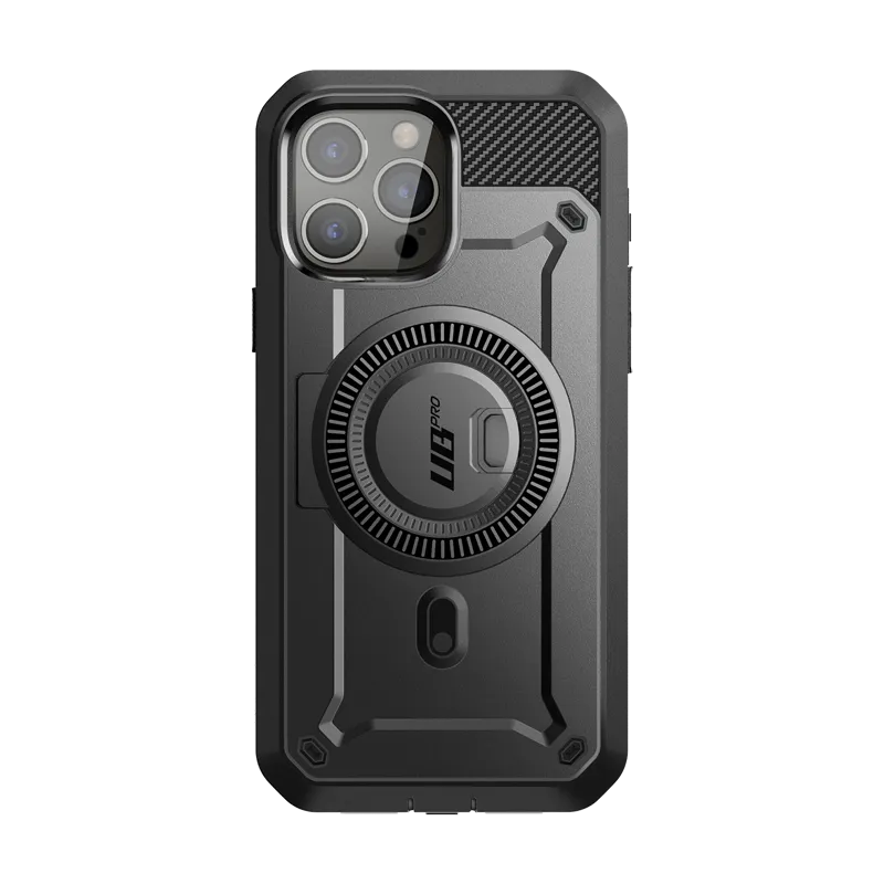 iPhone 15 Pro 6.1 inch Unicorn Beetle PRO MAG Rugged MagSafe Case-Gun Metal Fashion Design