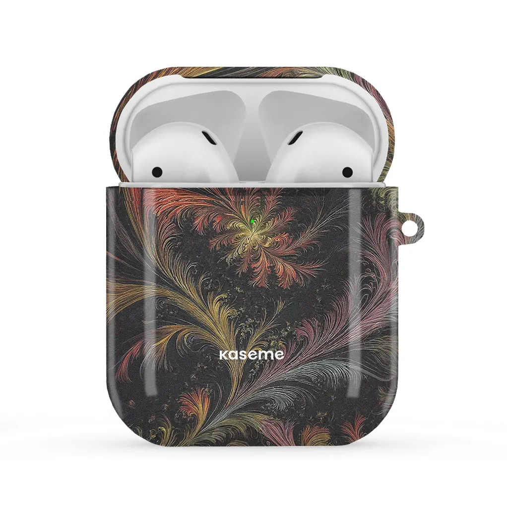 lightweight gradient commuter leather airpods case luxury edition airpods case Arctic Aura AirPods Case