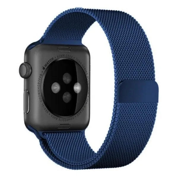 Apple Watch Milanese Strap (Blue) Sporty Band