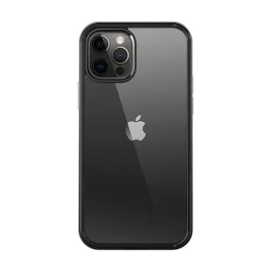 Light Frame iPhone 13 Pro Max 6.7 inch Unicorn Beetle Edge Clear Bumper Case-Black