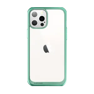 Classic Touch iPhone 12 Pro Max 6.7 inch Unicorn Beetle Style Slim Clear Case-Green