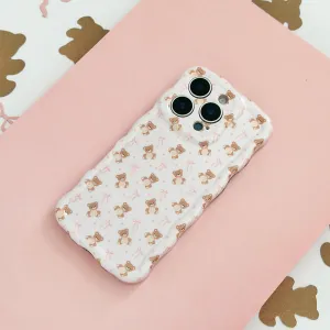Wavy Phone Case - Thea Teddy Protective Build Texture