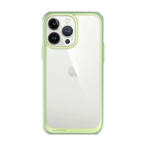 Soft Grip Compact Structure iPhone 13 Pro 6.1 inch Unicorn Beetle Style Slim Clear Case-Mint Green
