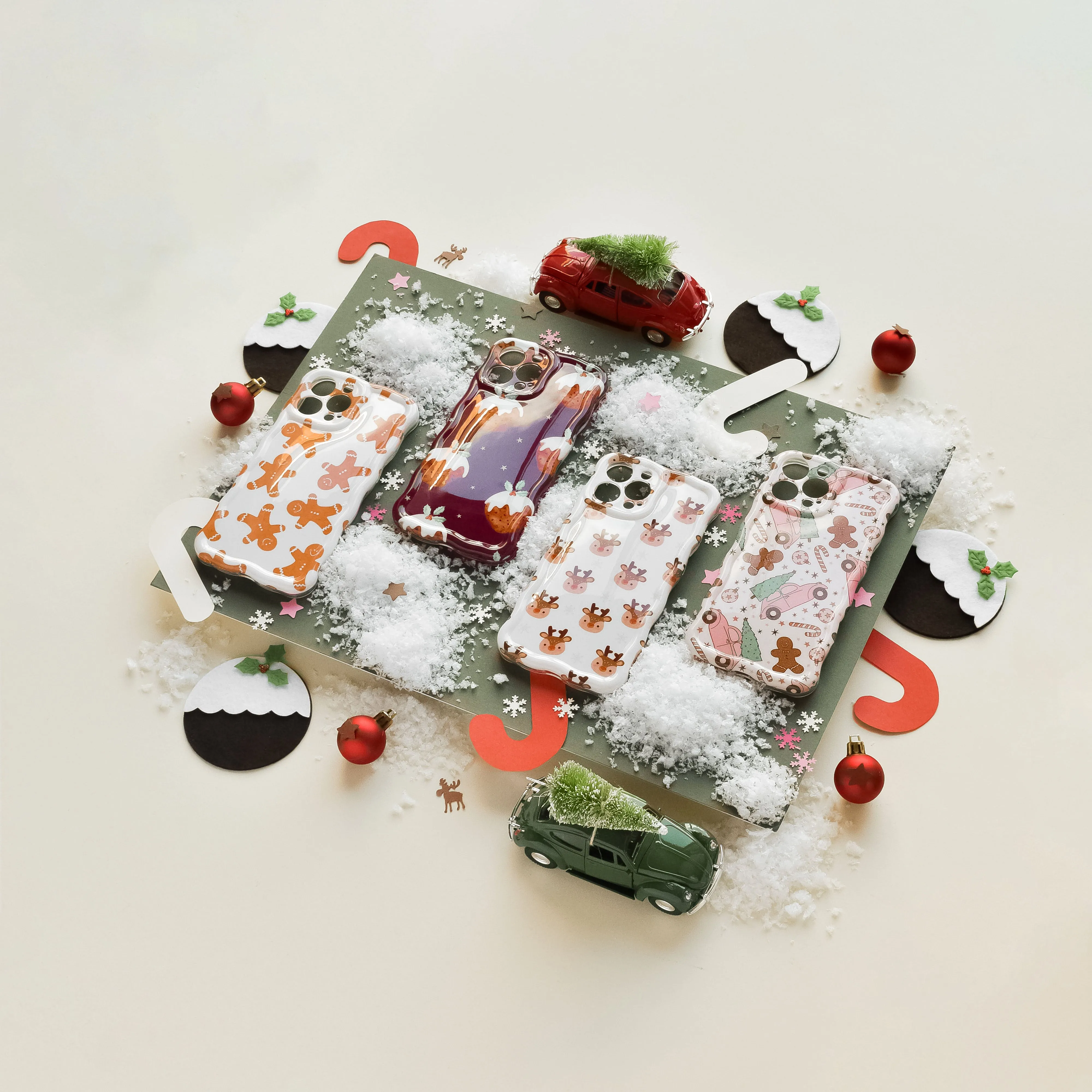 Wavy Phone Case - Ralphie Reindeer Comfort Edge Texture Elegant Appearance