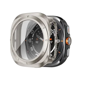 Adventure Ready Bandz Samsung Galaxy Watch Ultra PC Case with Glass (Titanium)