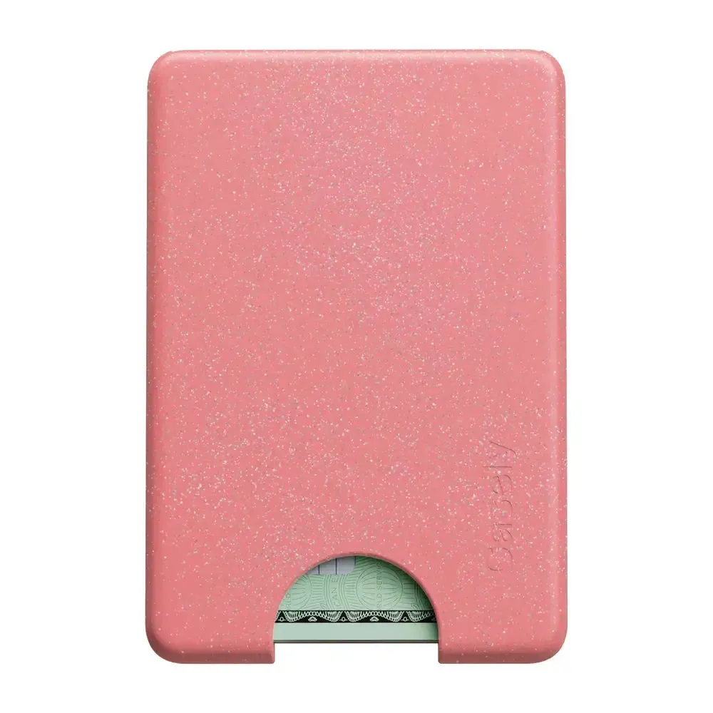 Compact Everyday Grab Starfish Wishes | Coral Pink Shimmer MagWallet