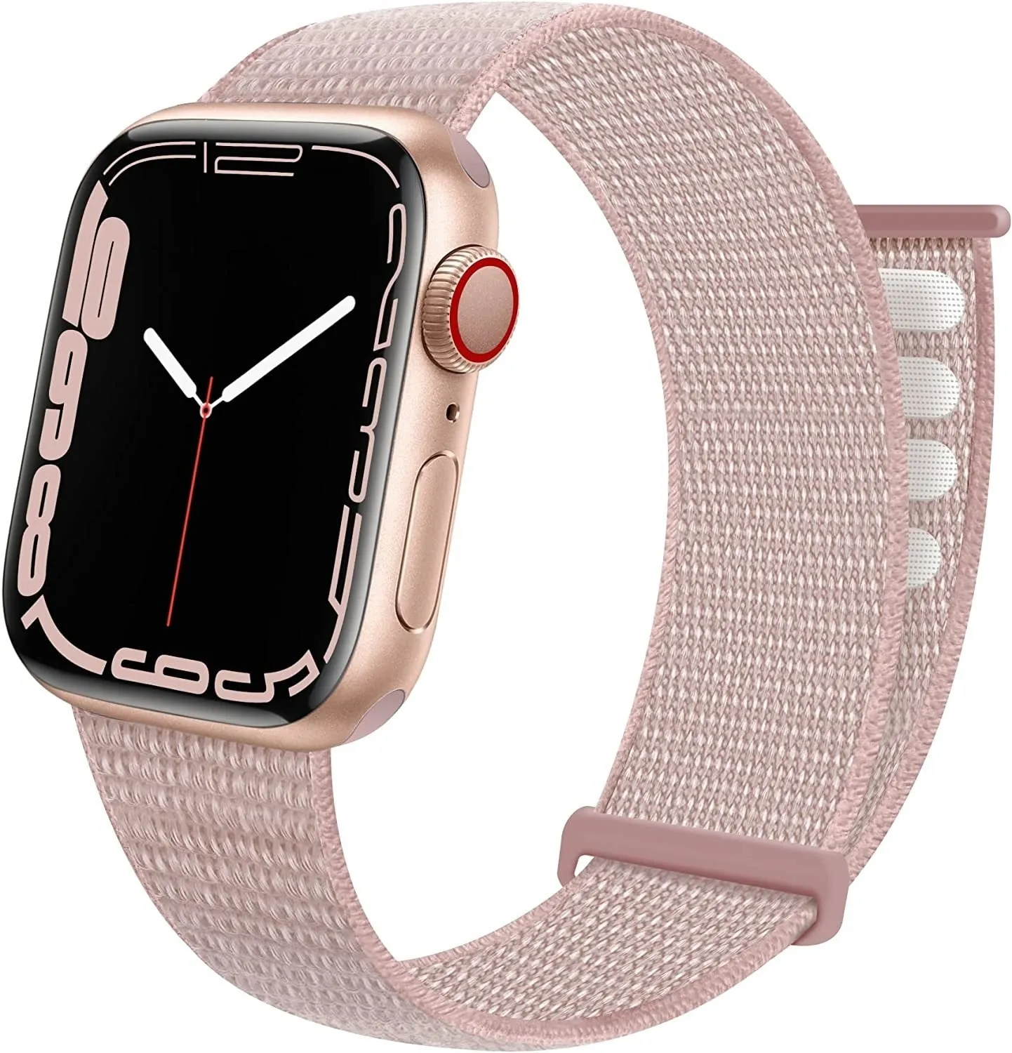 Apple Watch Nylon Loop Strap (Light Pink) Office Style Premium Motion Gear