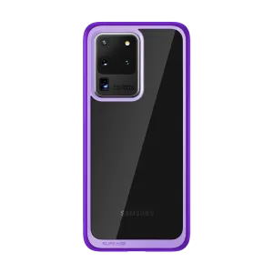 Modern Detail elegant design Galaxy S20 Ultra Unicorn Beetle Style Slim Clear Case-Purple