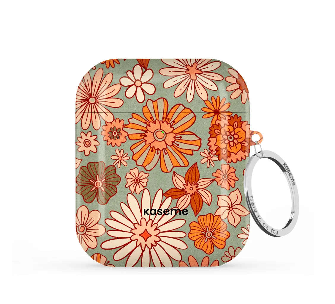 Wireless Charging Protector soft touch leather protector Betty Green AirPods Case