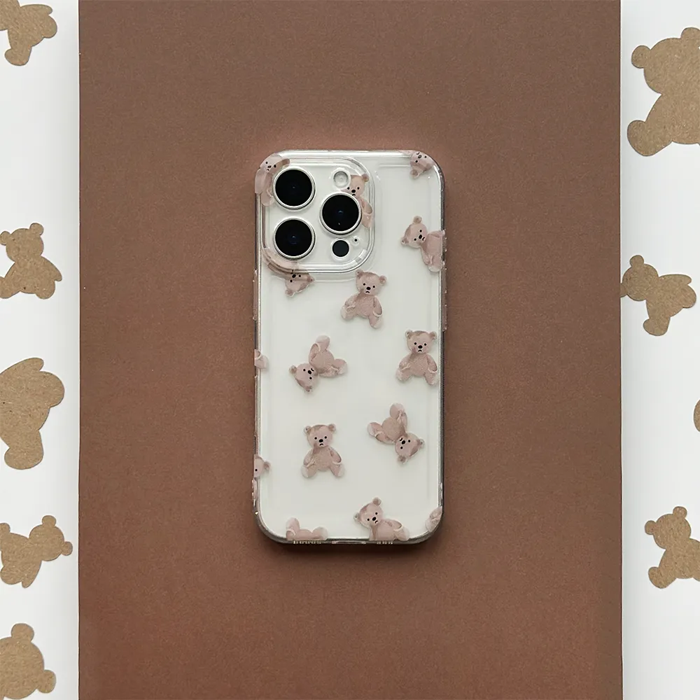 Clear Phone Case - Teddy Edge Reinforced