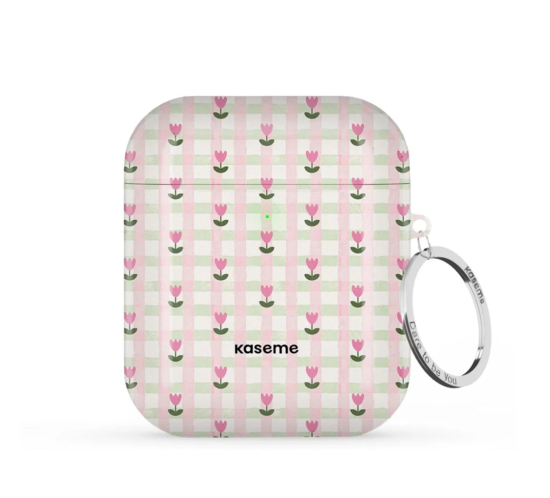 Modern Tech Accessory minimal airpods shell Triumph Pink AirPods Case