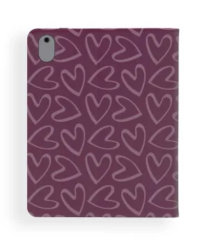 stylish touch pad sleeve Soft Protection Heart beat iPad Folio