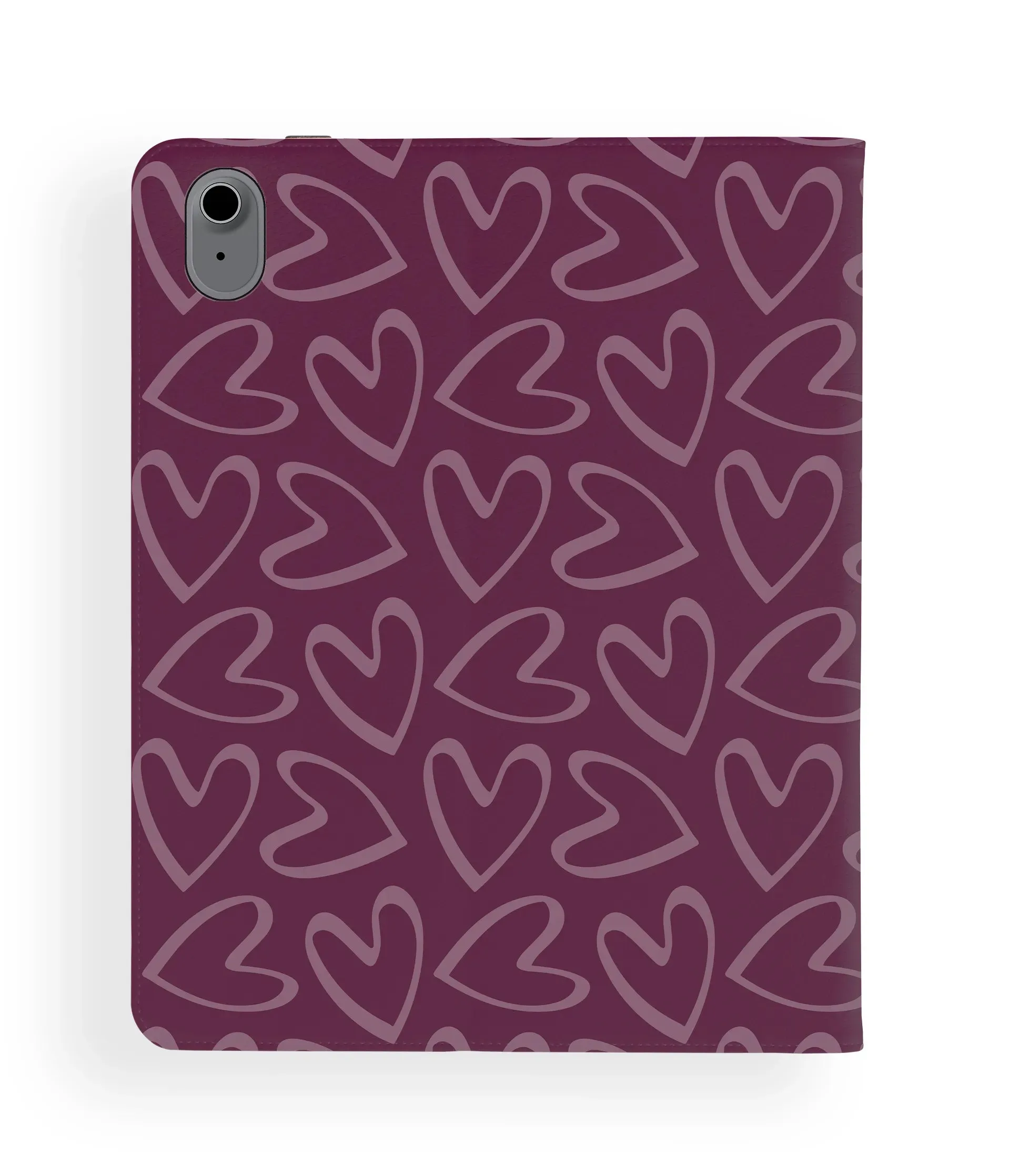 classic texture pad case Heart beat iPad Folio