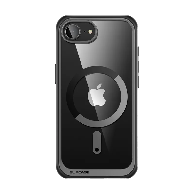 iPhone 16e  Unicorn Beetle MAG Slim Clear MagSafe Case-Black Protective Edge