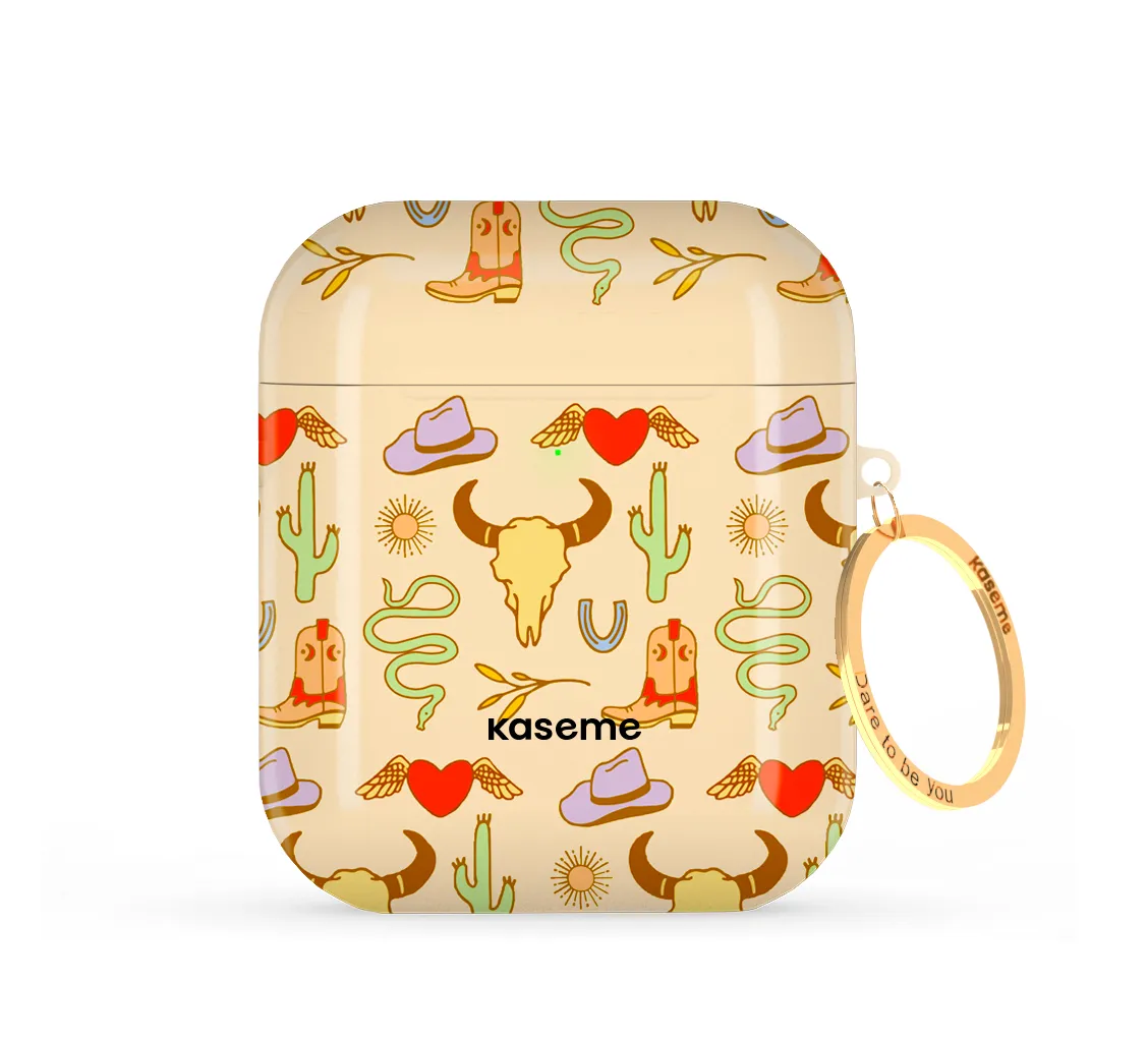 Creative Pattern Bag Texas AirPods Case