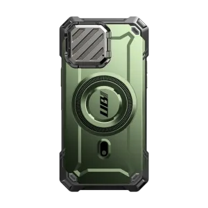 iPhone 13 Pro Max 6.7 inch Unicorn Beetle MAG XT MagSafe Holster Case-Dark Green Comfort Feel Shock absorption