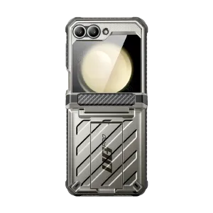 Refined Style Galaxy Z Flip6 Unicorn Beetle PRO Rugged Case with Belt Clip-Titan Gray