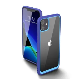 iPhone 11 6.1 inch Unicorn Beetle Style Slim Clear Case-Navy Smooth Surface Smooth Lining