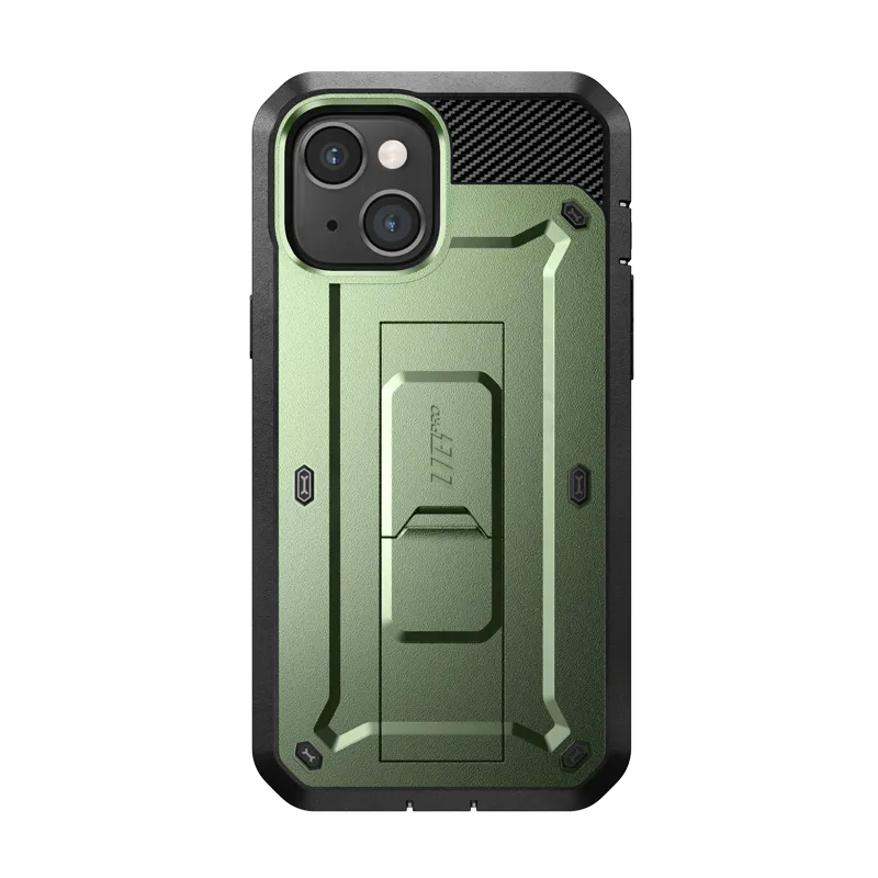 iPhone 14 6.1 inch Unicorn Beetle PRO Rugged Case-Dark Green Protective Corners