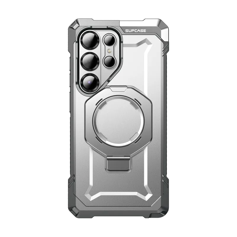 Enhanced Comfort Scratch Block Galaxy S25 Ultra UB Grip MagSafe Phone Case-White