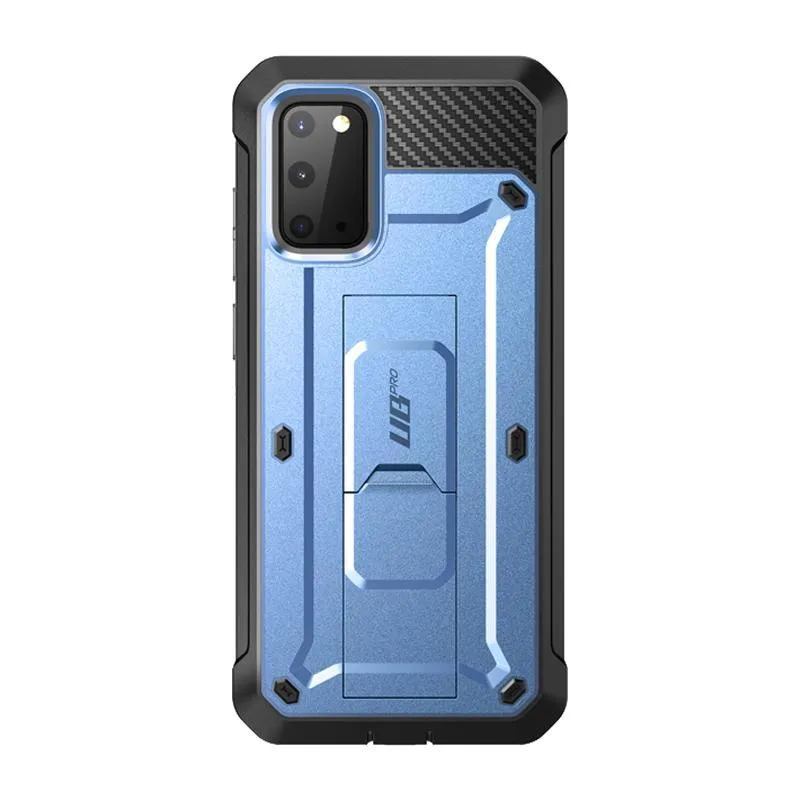 soft look Student Friendly Galaxy S20 Unicorn Beetle Pro Rugged Case-Metallic Blue