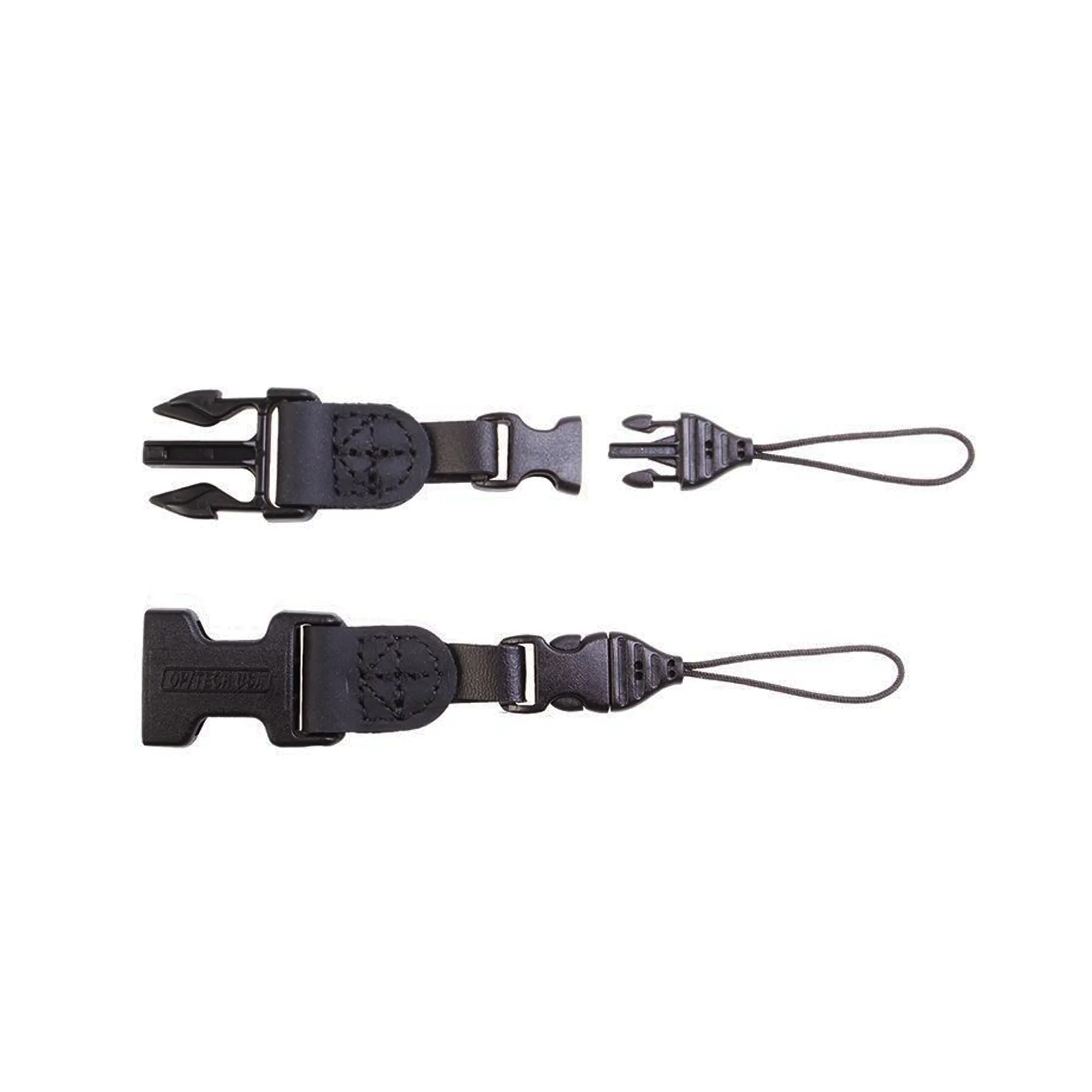 OP/TECH USA Mini QD Step-Up Strap Connectors for Compact Cameras & Binoculars - Set of 2 Jogging Use
