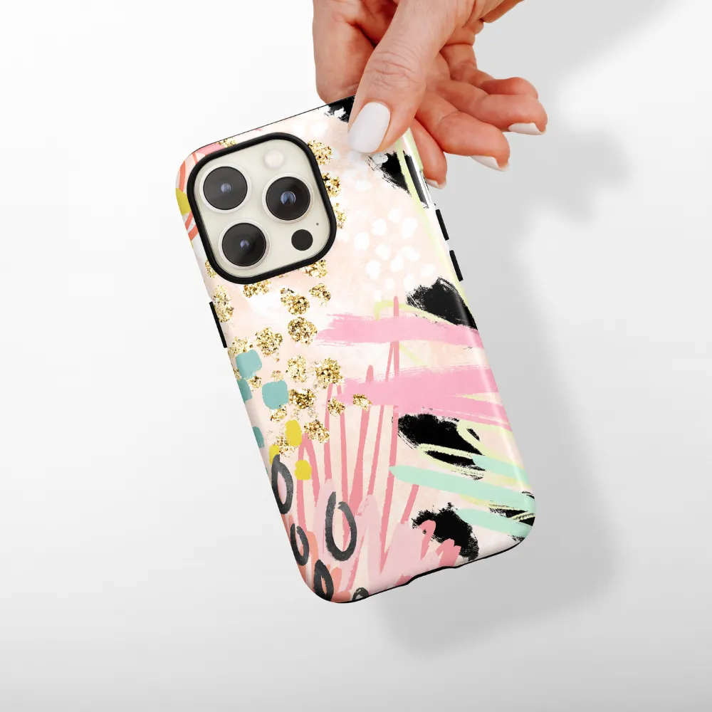 Smooth Shape Tough Phone Case - Abstract Vibes