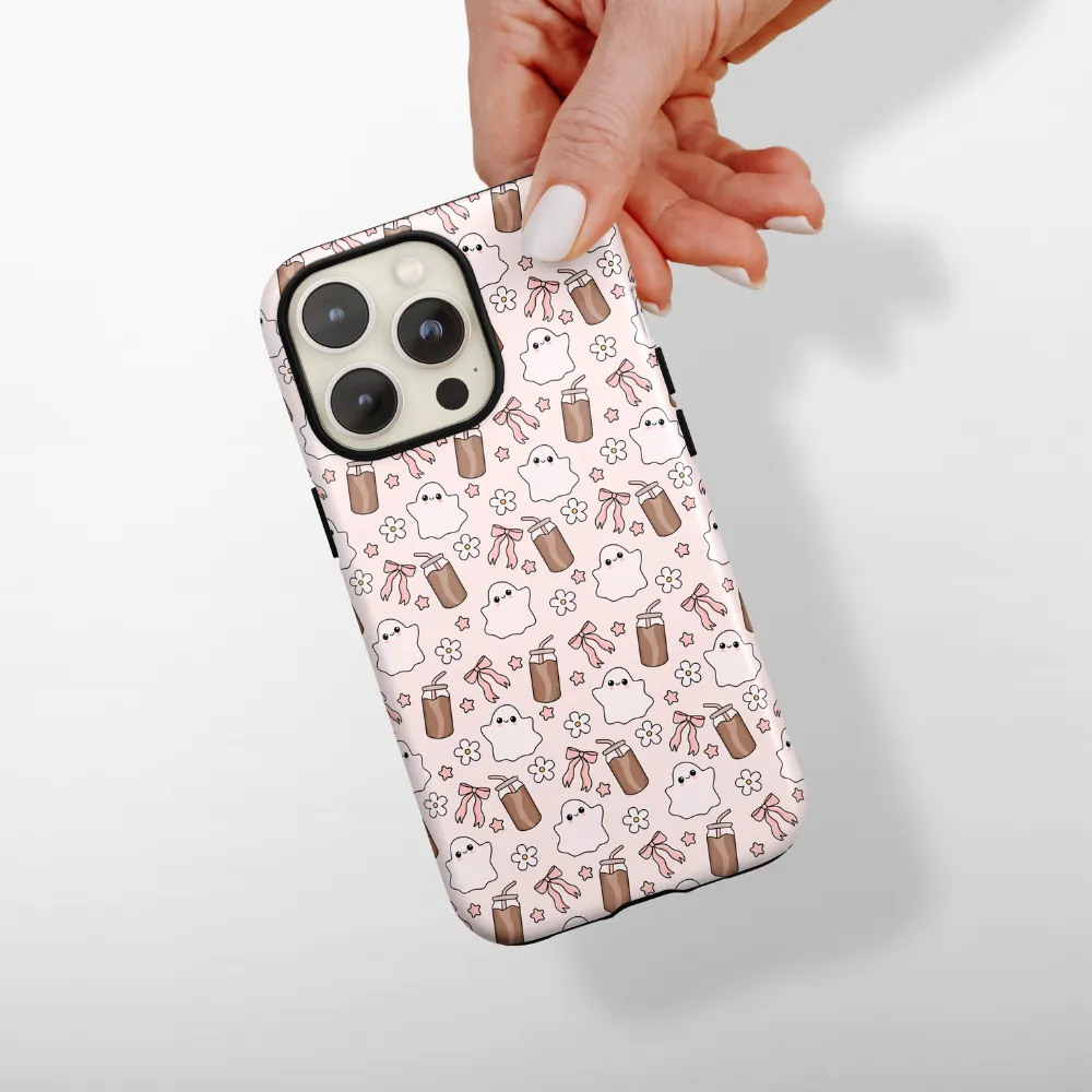 Tough Phone Case - Boo Brew Luxury Texture Finish