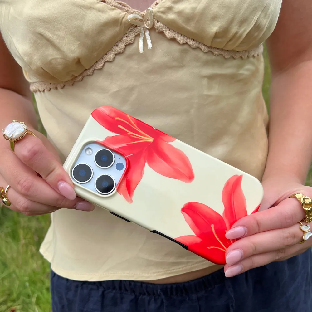 Tough Phone Case - Island Girl Ibiza Lily Anti Shock Smooth Coating