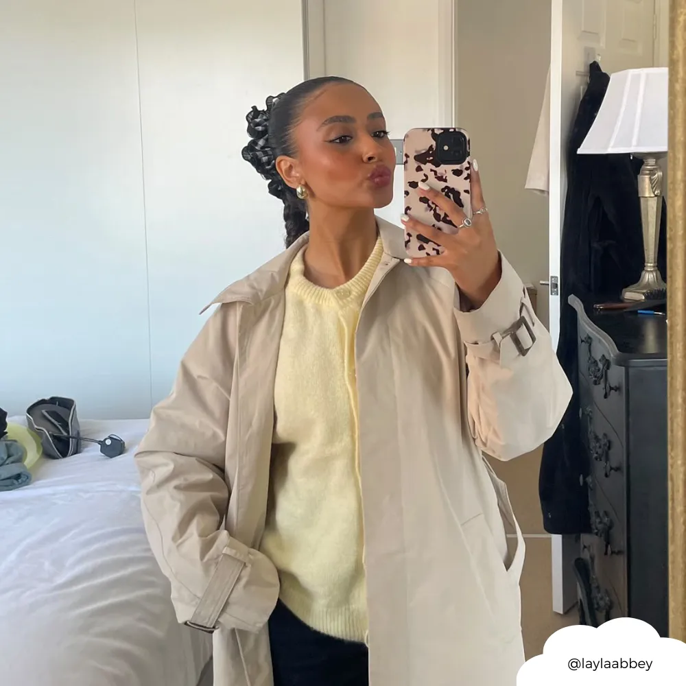 Tough Phone Case - Ivory Tort Transparent Look Textured Surface