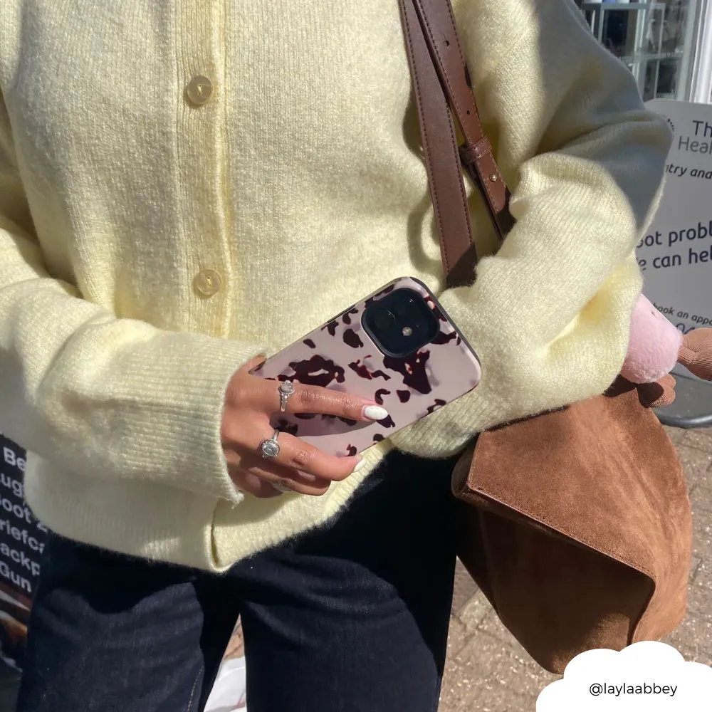 Tough Phone Case - Ivory Tort Colorful Design Magnetic Mount