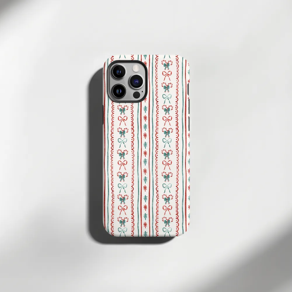 Artistic Print Minimal Pattern Tough Phone Case - Let It Bow