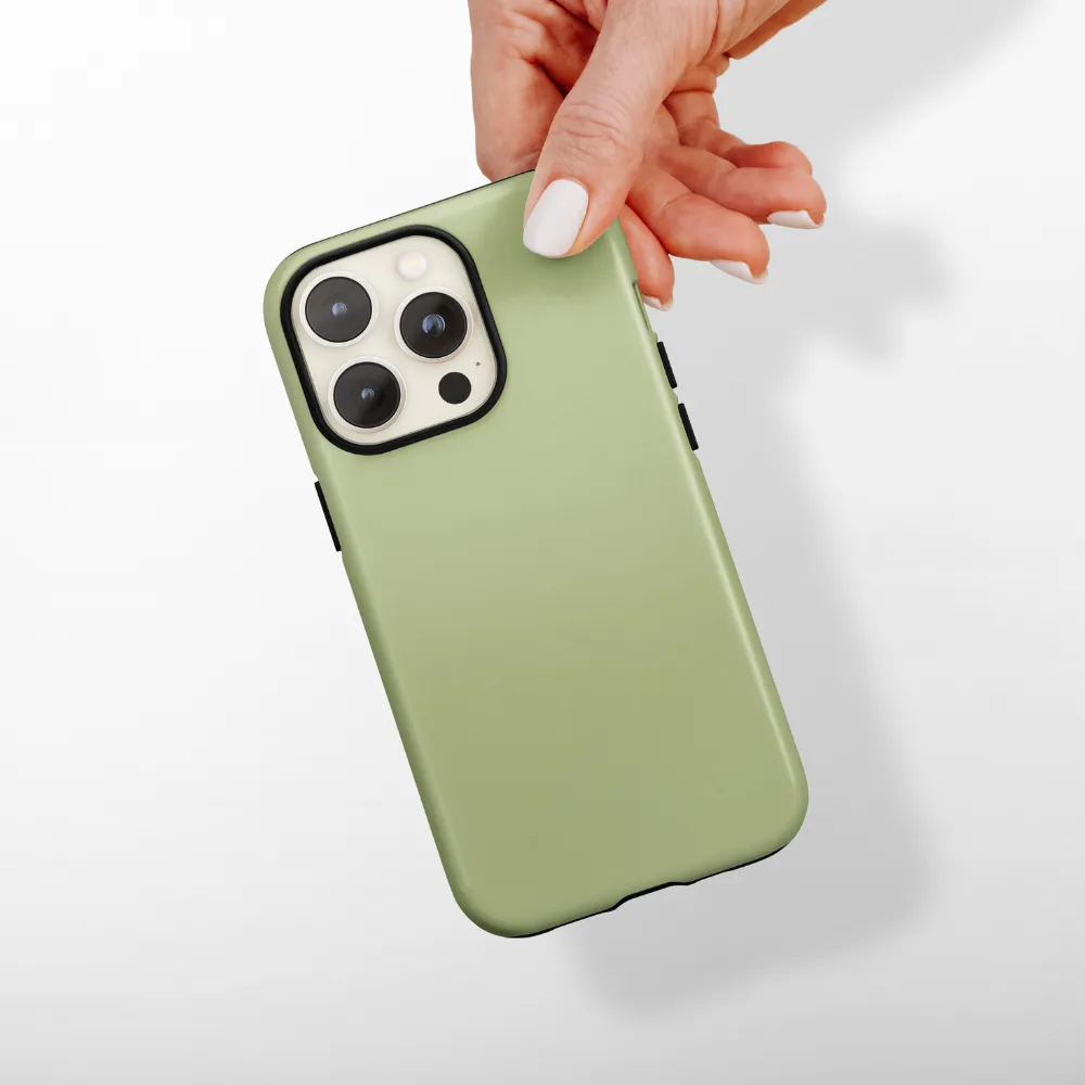 Tough Phone Case - NAKD Olive Stylish Layer Texture