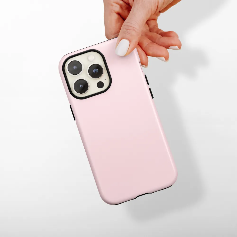 Soft Shape Tough Phone Case - NAKD Peony Pink
