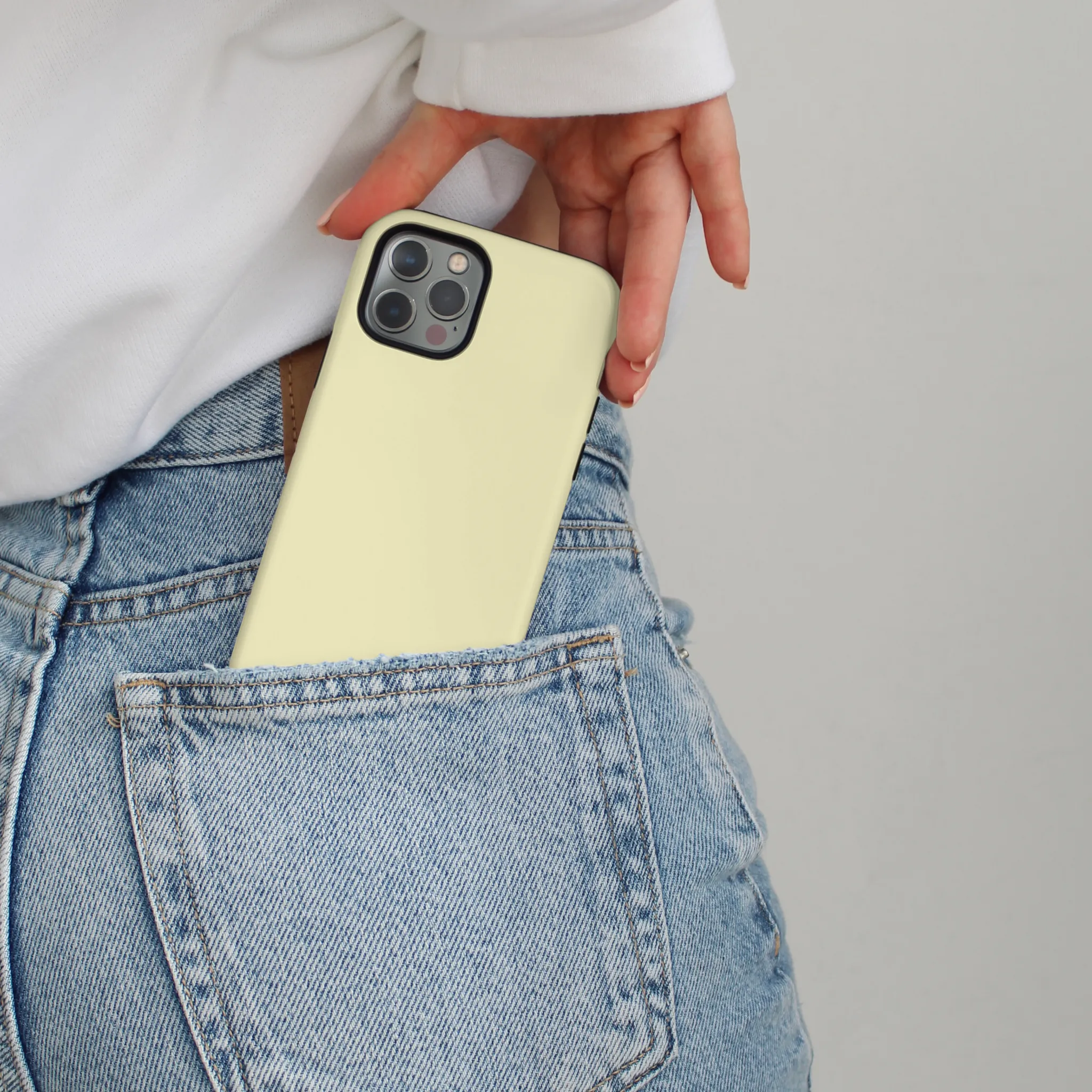 Travel Accessory Polished Touch Tough Phone Case - NAKD Yellow