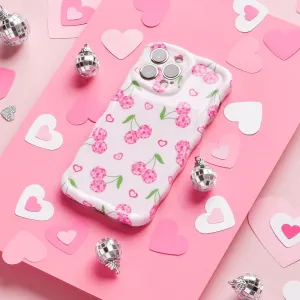Wavy Phone Case - Disco Cherries Modern Style