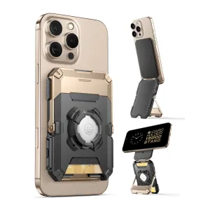 MagSafe Wallet with AirTag Holder ?C 5-Card Storage, RFID Blocking, and Strong Magnetic Lock Travel Companion Wallet