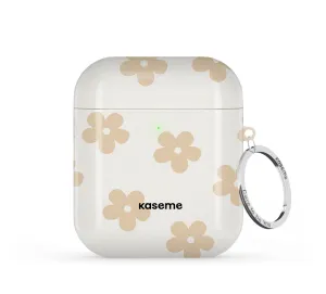 Vivid Texture Shell Woodstock Beige AirPods Case