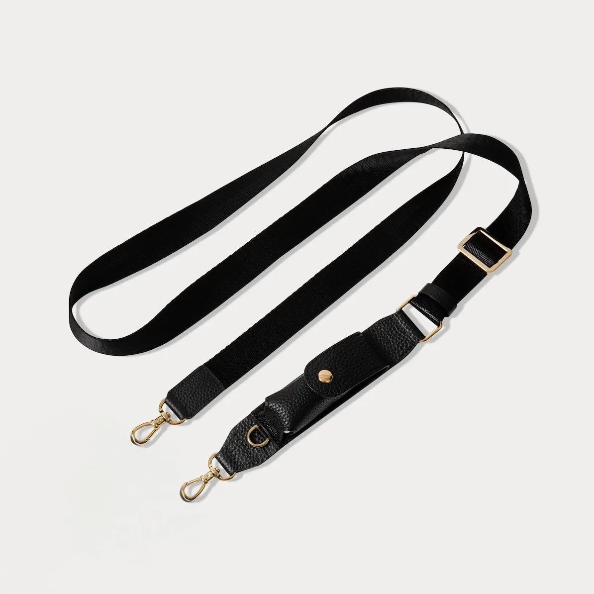 Lana Lipstick Strap Only - Black/Gold Durable Strong