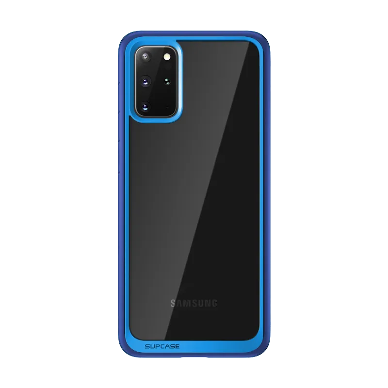 Galaxy S20 Plus Unicorn Beetle Style Slim Clear Case-Navy Soft Layer Texture