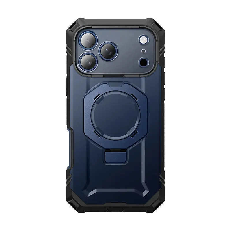 Water Resistant Daily Durability UB GRIP PRO Series iPhone 17 Pro MagSafe Phone Case with HD Tempered Glass - Azure