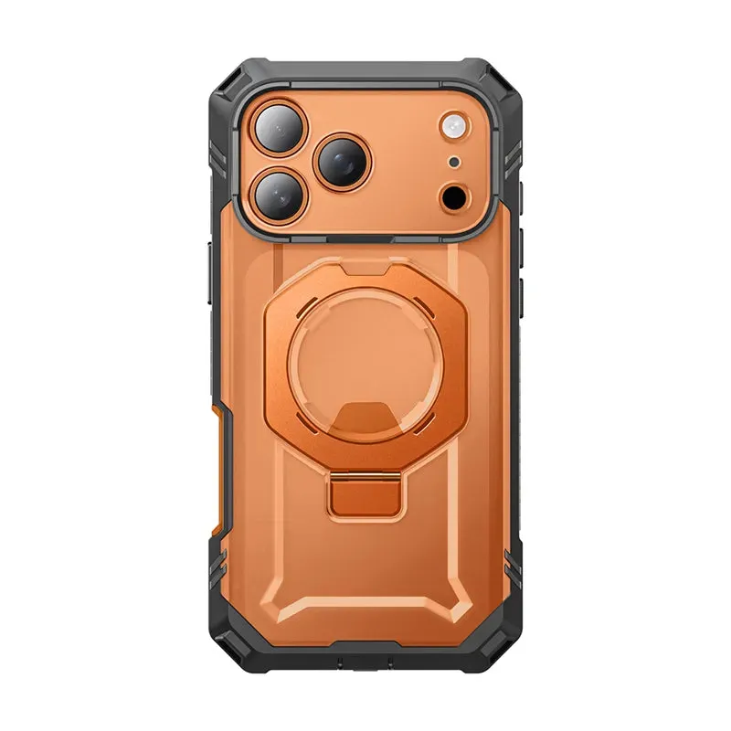 UB GRIP PRO Series iPhone 17 Pro Max MagSafe Phone Case with HD Tempered Glass - Coral Recyclable Material Hard Edge